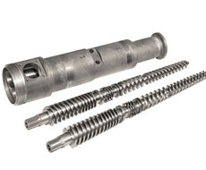 Conical double-screw 