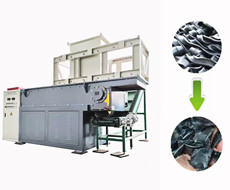 Plastic single shaft shredder