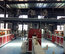 PVC wallboard extrusion line